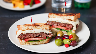 Caprese Smashburger Melt